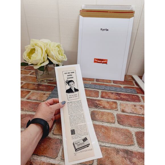 1950 Tampax "Can You Name Another Invention That Has Helped Women?" Vtg Print Ad - Picture 2 of 8